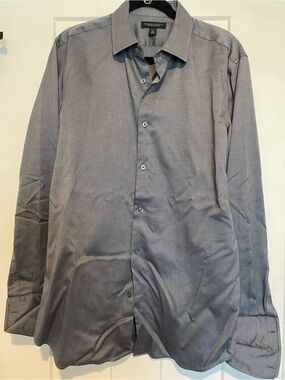Banana Republic Men's Gray Dress Shirt